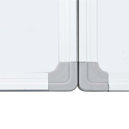 Magnetic Whiteboard Foldable 120x80x1.7 cm Aluminium
