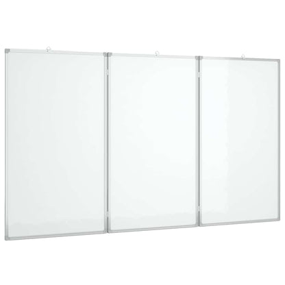 Magnetic Whiteboard Foldable 150x100x1.7 cm Aluminium