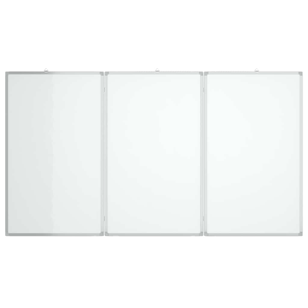 Magnetic Whiteboard Foldable 150x100x1.7 cm Aluminium