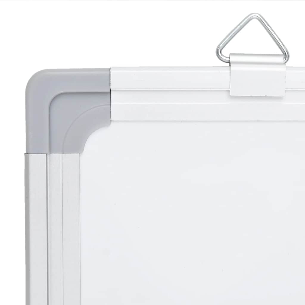 Magnetic Whiteboard Foldable 160x60x1.7 cm Aluminium