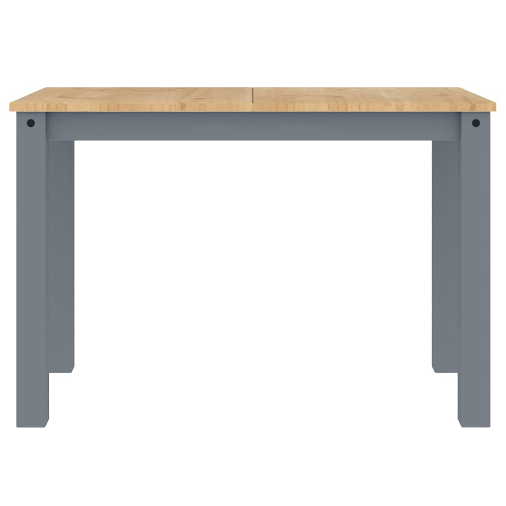 Dining Table PANAMA Grey 112x60x75 cm Solid Wood Pine