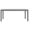 Dining Table Panama Grey 180x90x75 cm Solid Wood Pine