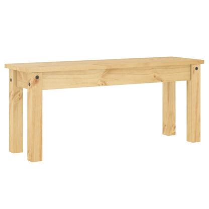 Dining Bench PANAMA 105x30x45 cm Solid Wood Pine