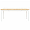 Dining Table Corona White 180x90x75 cm Solid Wood Pine