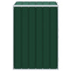 Wheelie Bin Storage for Single Bin Green 72x81x115 cm Steel