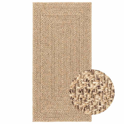 Rug ZIZUR 60x110 cm Jute Look Indoor and Outdoor