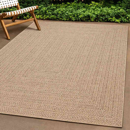 Rug ZIZUR 80x200 cm Jute Look Indoor and Outdoor