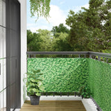 Balcony Privacy Screen Plant Look Green 300x75 cm PVC