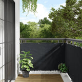 Balcony Privacy Screen Anthracite 400x90 cm PVC