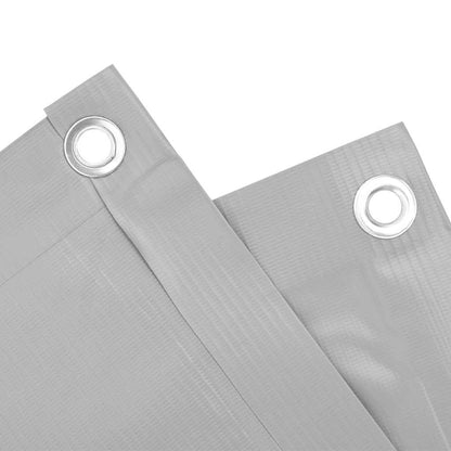 Balcony Privacy Screen Grey 500x90 cm PVC