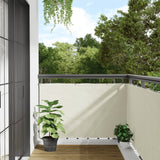 Balcony Privacy Screen White 400x90 cm PVC