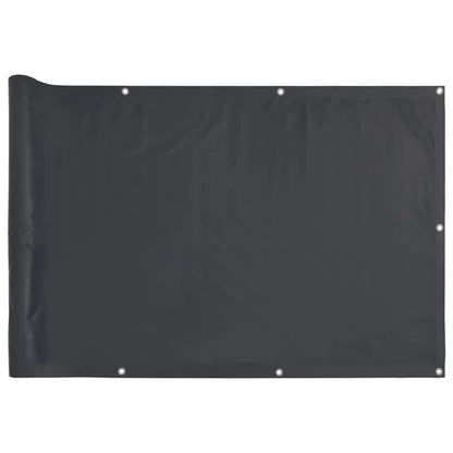 Balcony Privacy Screen Anthracite 300x120 cm PVC