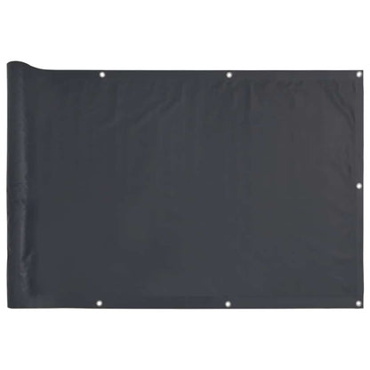 Balcony Privacy Screen Anthracite 400x120 cm PVC