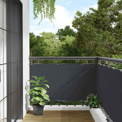Balcony Privacy Screen Anthracite 400x120 cm PVC