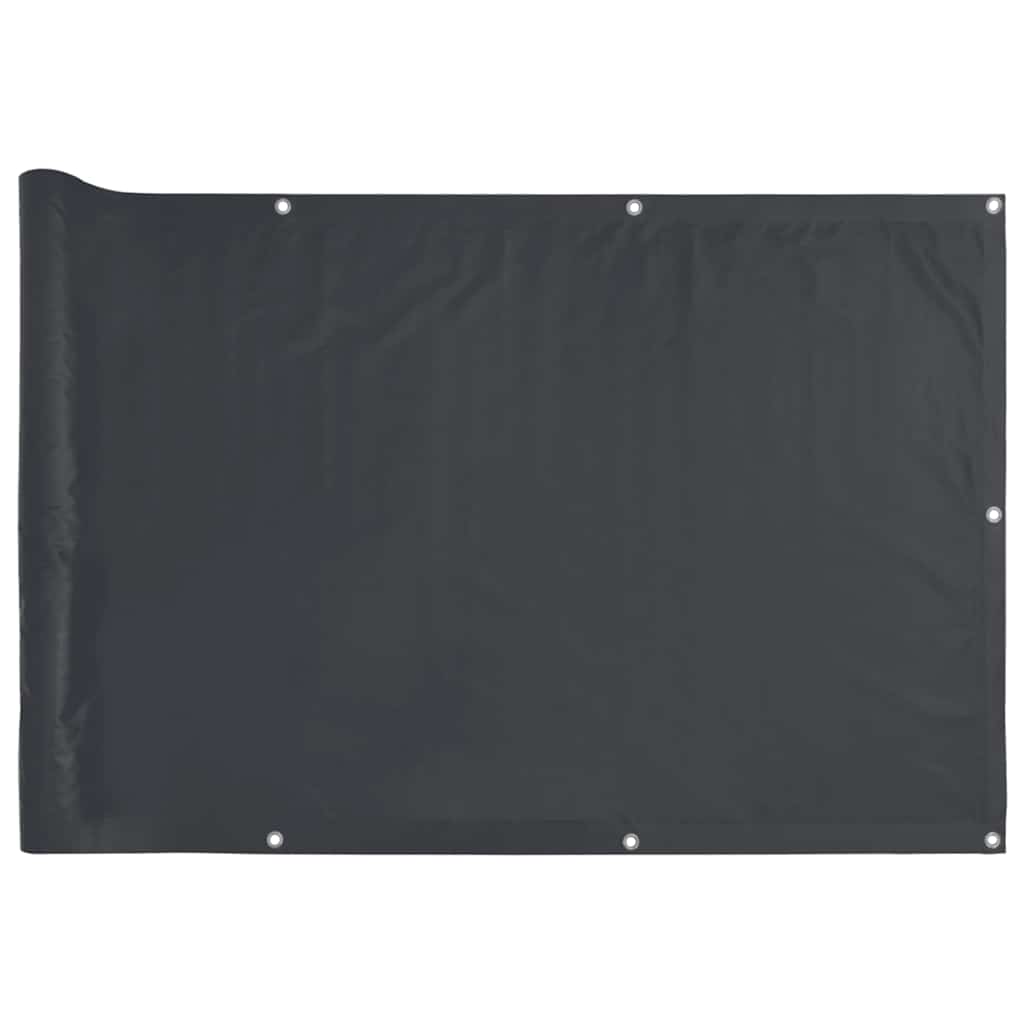 Balcony Privacy Screen Anthracite 500x120 cm PVC