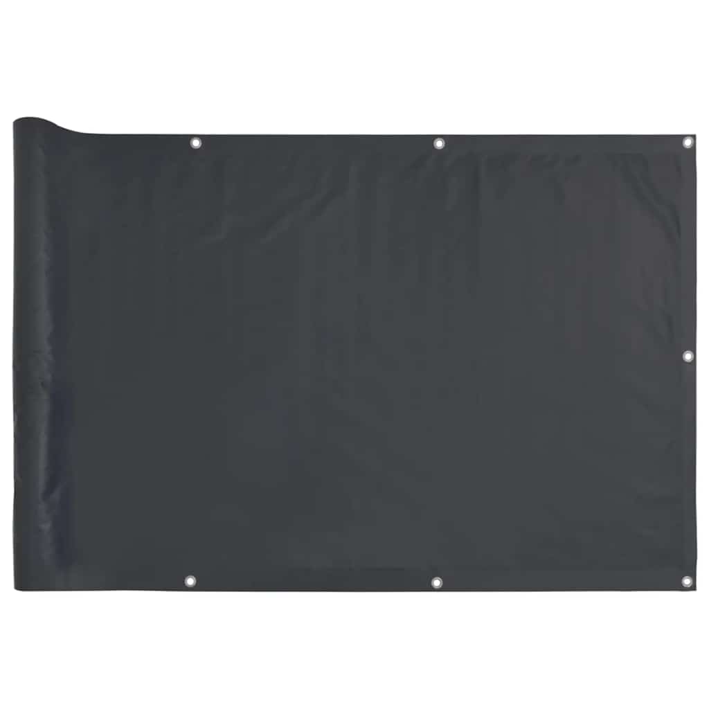 Balcony Privacy Screen Anthracite 600x120 cm PVC