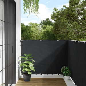 Balcony Privacy Screen Anthracite 600x120 cm PVC