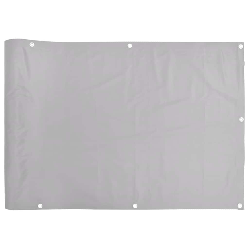 Balcony Privacy Screen Grey 400x120 cm PVC