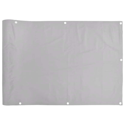 Balcony Privacy Screen Grey 400x120 cm PVC