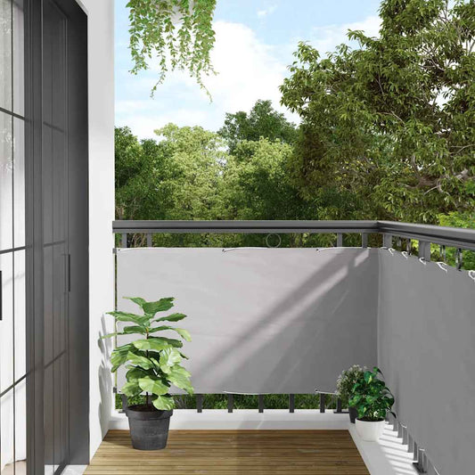 Balcony Privacy Screen Grey 400x120 cm PVC