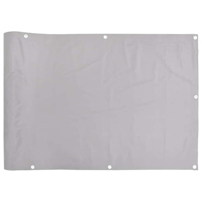 Balcony Privacy Screen Grey 600x120 cm PVC
