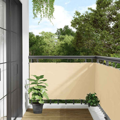 Balcony Privacy Screen Cream 1000x120 cm PVC
