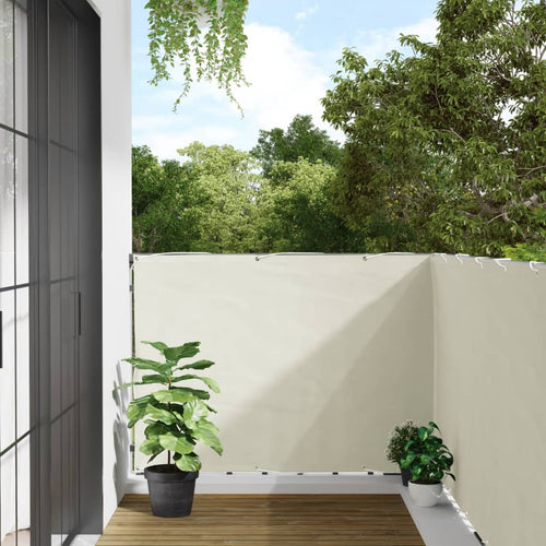 Balcony Privacy Screen White 300x120 cm PVC