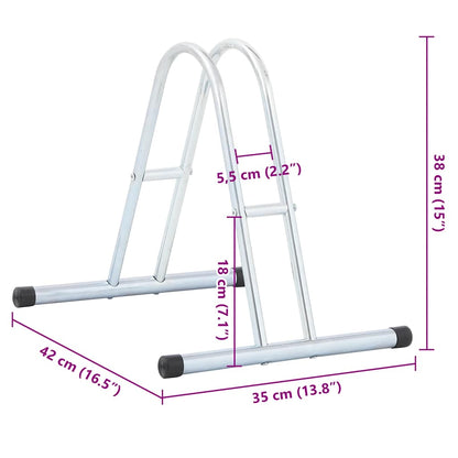Bicycle Stand for 1 Bike Floor Freestanding Galvanised Steel