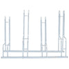Bicycle Stand for 4 Bikes Floor Freestanding Galvanised Steel