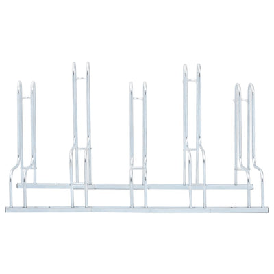 Bicycle Stand for 5 Bikes Floor Freestanding Galvanised Steel