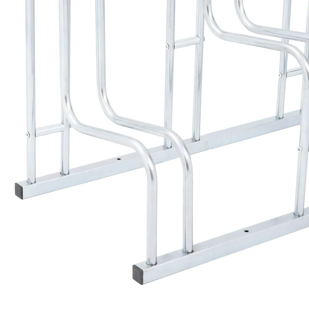 Bicycle Stand for 5 Bikes Floor Freestanding Galvanised Steel
