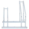 Bicycle Stand for 2 Bikes Floor Freestanding Galvanised Steel
