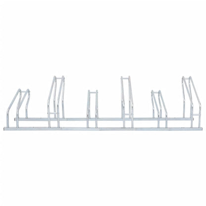 Bicycle Stand for 6 Bikes Floor Freestanding Galvanised Steel