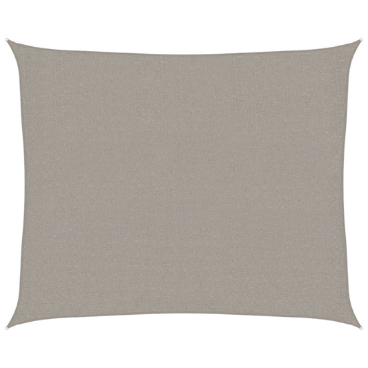 Sunshade Sail 160 g/m² Rectangular Light Grey 2.5x3 m HDPE