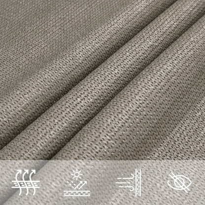 Sunshade Sail 160 g/m² Triangular Light Grey 3x3x3 m HDPE