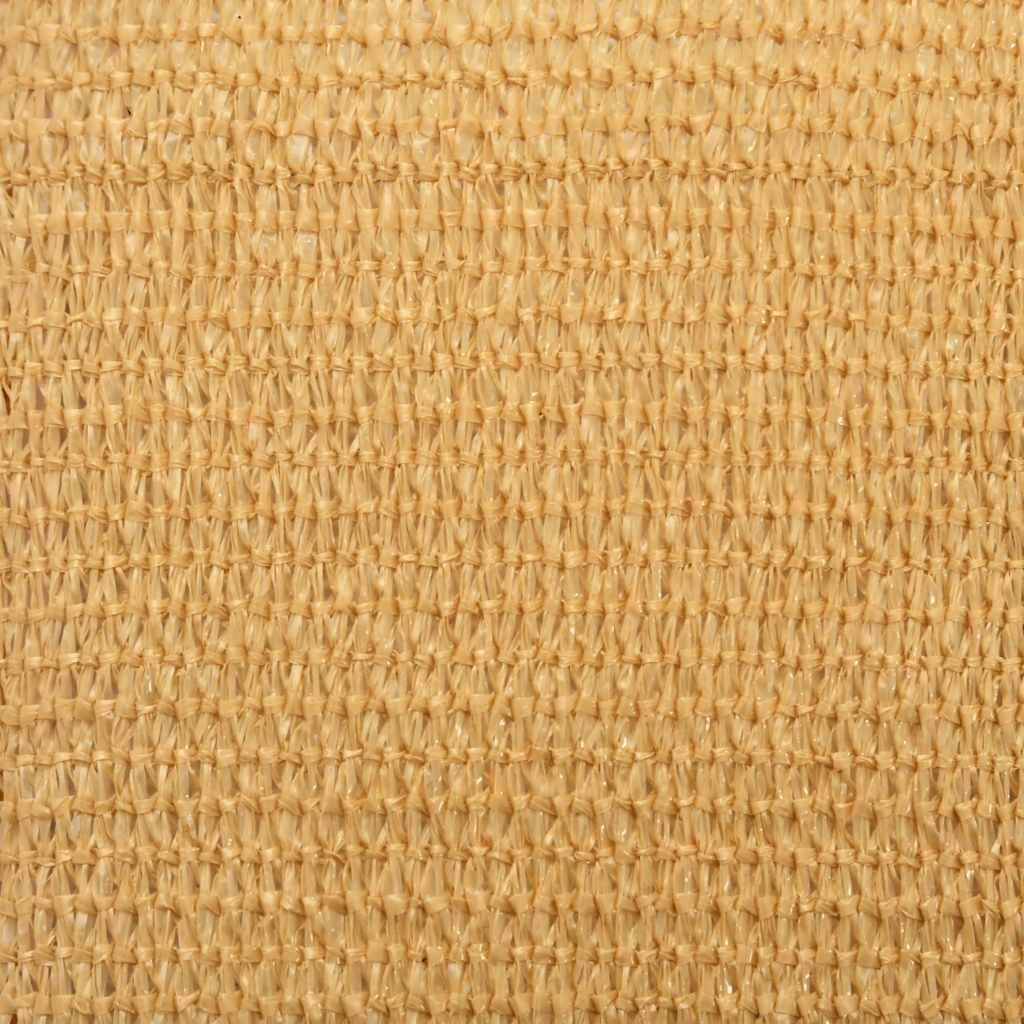 Sunshade Sail 160 g/m² Square Sand 2.5x2.5 m HDPE