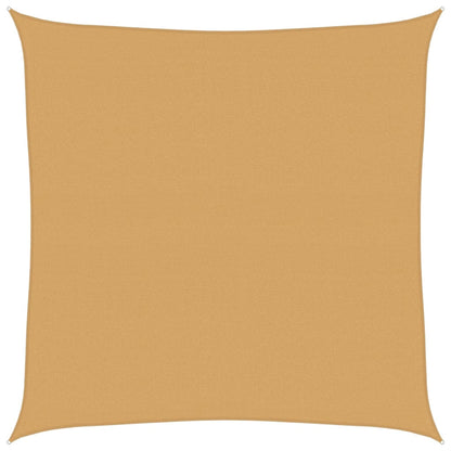 Sunshade Sail 160 g/m² Square Sand 4.5x4.5 m HDPE