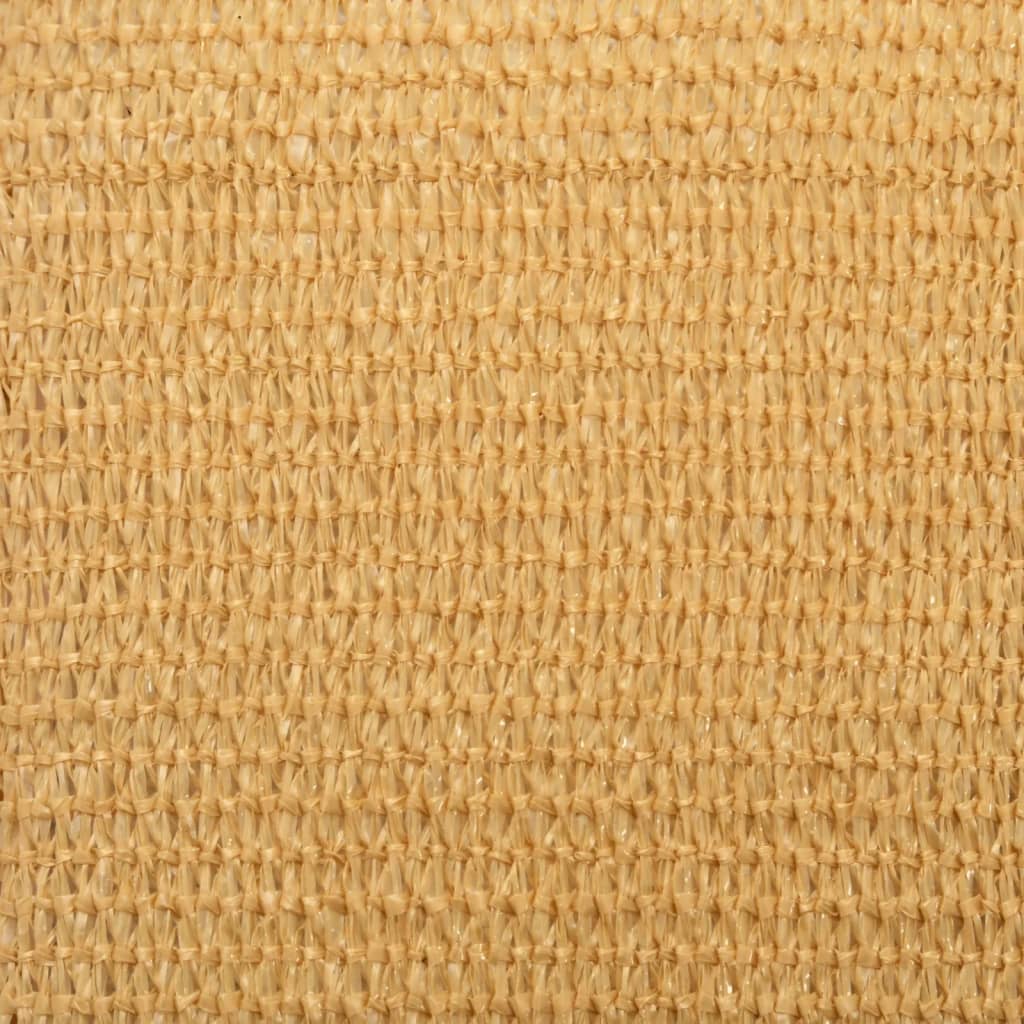 Sunshade Sail 160 g/m² Square Sand 4.5x4.5 m HDPE
