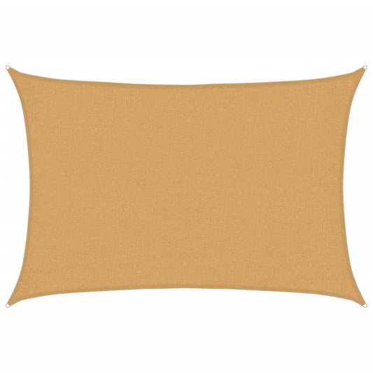 Sunshade Sail 160 g/m² Rectangular Sand 2x2.5 m HDPE