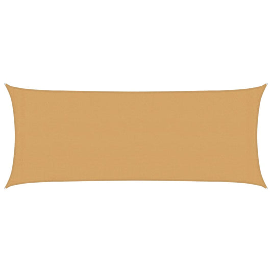 Sunshade Sail 160 g/m² Rectangular Sand 2x4.5 m HDPE
