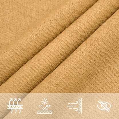 Sunshade Sail 160 g/m² Rectangular Sand 2.5x3 m HDPE