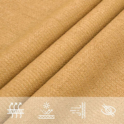 Sunshade Sail 160 g/m² Triangular Sand 3x3x4.2 m HDPE