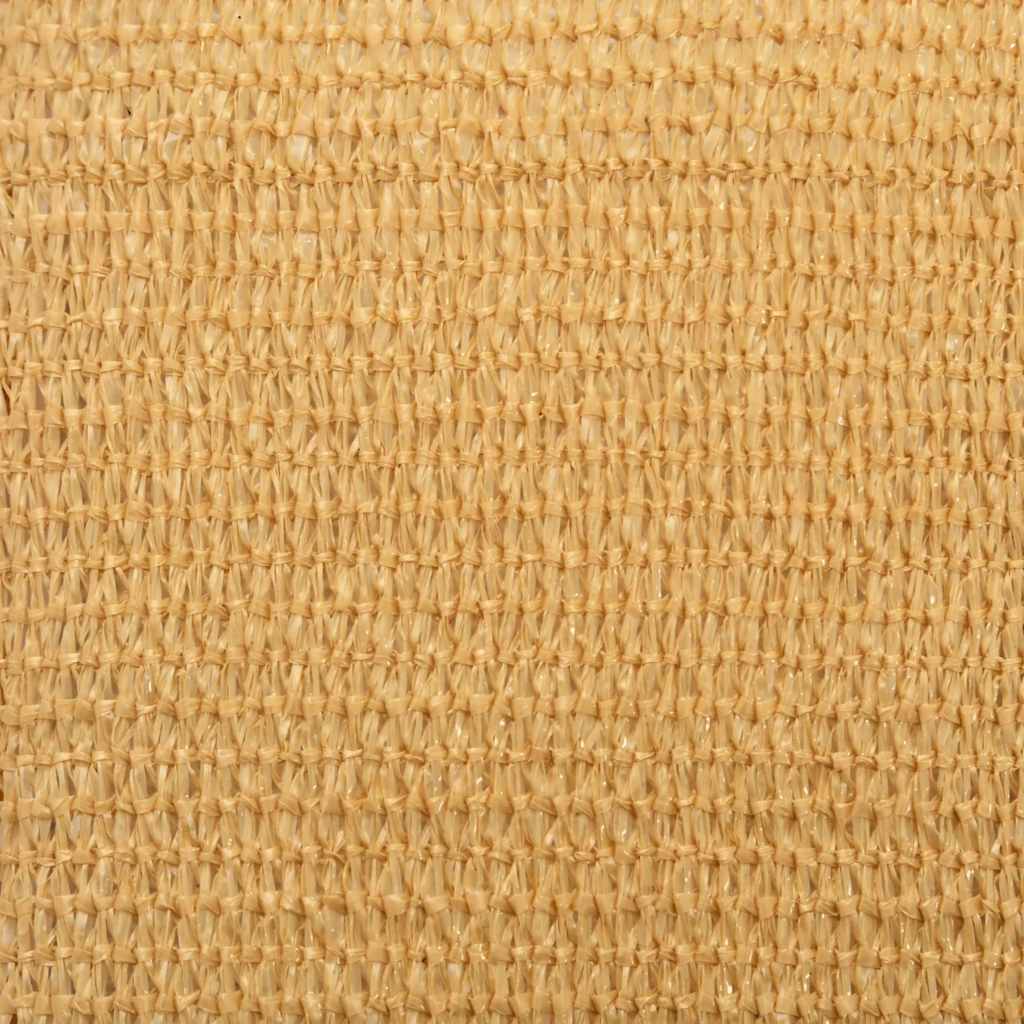 Sunshade Sail 160 g/m² Triangular Sand 3x4x4 m HDPE