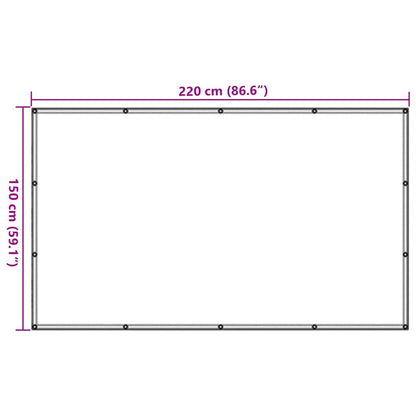 Trailer Net Green 1.5x2.2 m HDPE