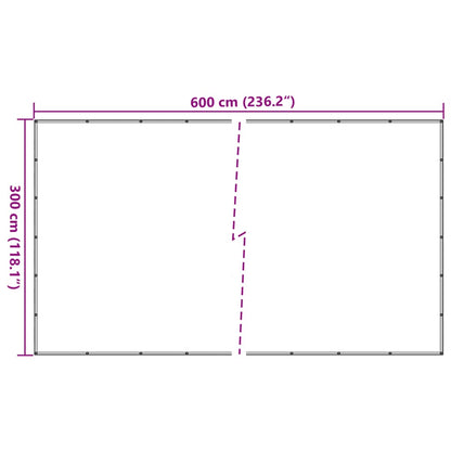 Trailer Net Green 3x6 m HDPE