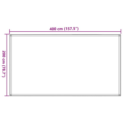 Tent Carpet Light Green 200x400 cm HDPE