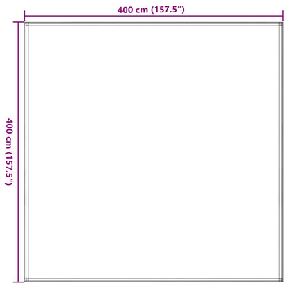 Tent Carpet Light Green 400x400 cm HDPE