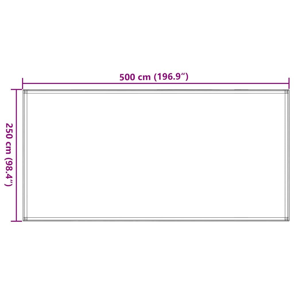 Tent Carpet Sand 250x500 cm HDPE