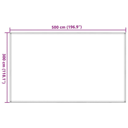 Tent Carpet Sand 300x500 cm HDPE