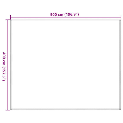 Tent Carpet Sand 400x500 cm HDPE